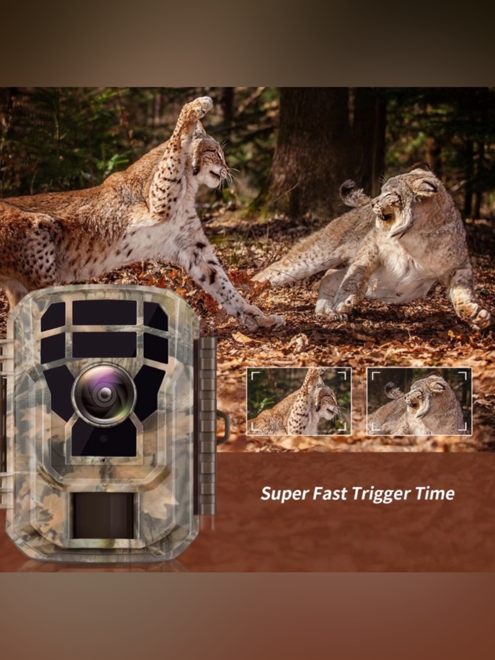 Campark T20 Digital Trail Camera. Missing accessories. Includes batteries. NWOB.
